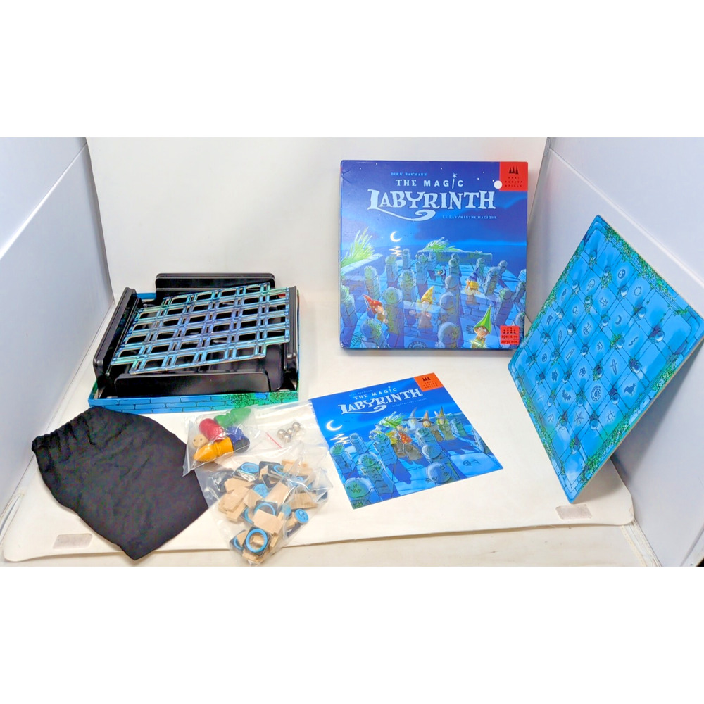 The Magic Labyrinth Game COMPLETE Drei Magier 2016 Maze Marbles Fantasy